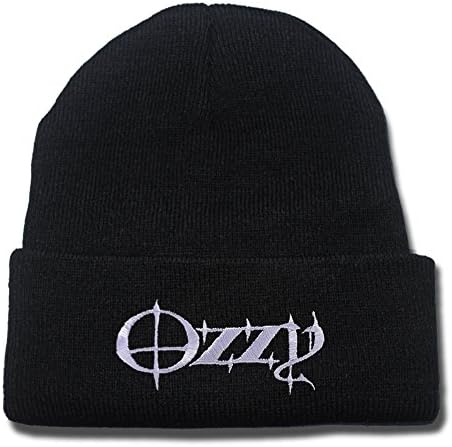 Ozzy Osbourne Band Logo Beanie Fashion Unisex Embroidery Beanies Skullies Knitted Hats Skull Caps
