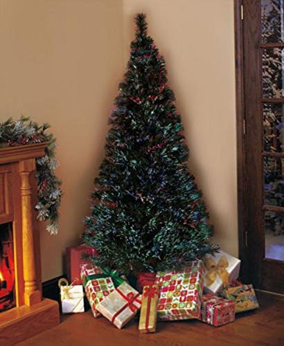 6-ft. Christmas Tree Fiber-optic Pre-lit Color Changing Holiday Decoration