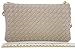 Proya Collection Classic Soft Woven Leather Wristlet Clutch, BLACK