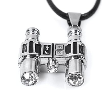 Modern Fantasy Unique Telescope Stainless Steel Pendant Necklace