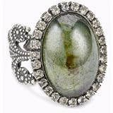 Liz Palacios Piedras Silver Swarovski Crystal