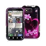 Motorola MB525 DEFY Graphic Case - Rainbow Zebra