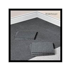 Square Feet Peel and Stick Gray Carpet Tiles