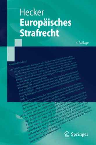 Europäisches Strafrecht (Springer-Lehrbuch) (German Edition)