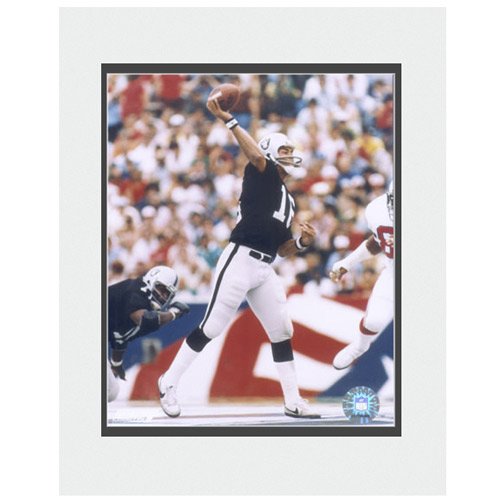Photo File Oakland Raiders Jim Plunkett Matted Photo