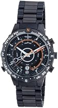 Timex Mens Expedition E Tide Temp Compass watch black stainless steel bracelet - T49709ES