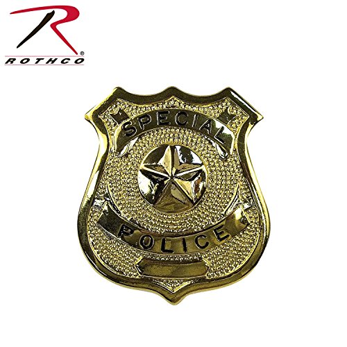 Rothco Special Police Badge, Gold