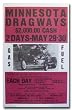 1963 Minnesota Dragway Program Poster Print