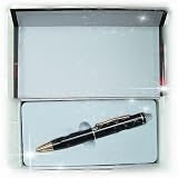 GSI Super Quality Stylish Executive Pen, Hidden Camera/Camcorder - Records High Resolution Sound Audio and Video, DVR - Webcam Function - USB Interface - Built-In 4 GB Memory - Great Surveillance Tool