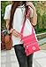 Shoulder Bag for Girls, MiCoolker Lady Girls Tote Purse Nylon Pouch Outdoor Multifunctional Shoulder Messenger Crossbody Bags Waist Pack for Women Rose