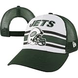 NFL Unisex Adult New York Jets Spiral Stripe 940 Cap (Green, One Size Fits All)
