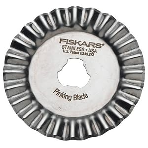 Fiskars 93518097J, Decorative Rotary Blades, Pinking, 45mm