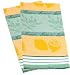 Mierco Euro Lemons Kitchen Towel, Set of 2