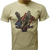 Live To Ride, Ride To Live Biker T-shirt, Bald Eagle American Flag T-shirt, Chopper T-shirts, Motorcycle T-shirts