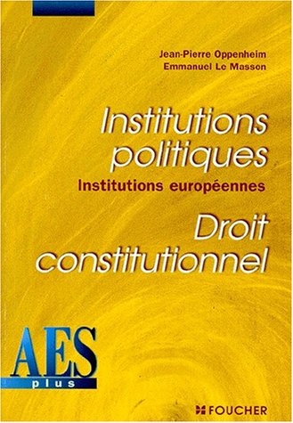 Institutions politiques et Droit constitutionnel, DEUG AES