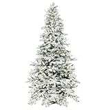 Pre-Lit Snow Frost Pine Tree - 7.5’