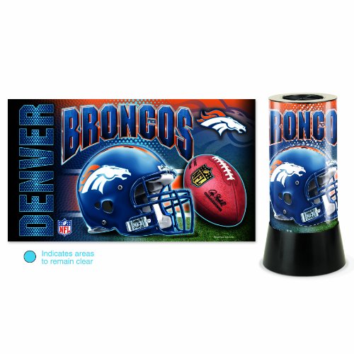 Denver Broncos Rotating Lamp