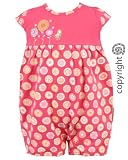 Bright Bots Baby Girl Bright Pink Blooms Romper size Newborn