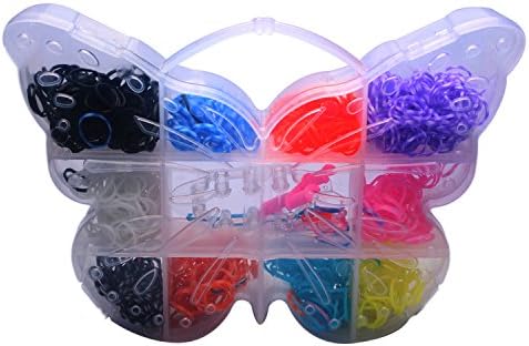 2400 Color Rubber Band Refill Set - "Creativity" From Rainbow Braid - Us Lab Tested Free of Toxins - 12 Colors with Making Accessories