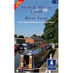 Trent and Mersey Canal: Great Heywood Junction to North Clifton: Map 2 (Inland Waterways of Britain)