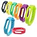 Taotree 8pcs 8 Colors Xiaomi Replacement Wrist Band for Xiaomi Mi Band 1s Heart Rate Monitor Smart Miband 2 Wrist Fitness Tracker Waterproof Bracelet(Not for Mi band2)