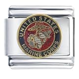 United States Marine Corps Red Italian Charms