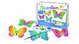 Sentosphere 3900661 - Aquarellum Junior Schmetterlinge, Malset 4 Ausmalbilder