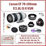 Canon EF 70-200mm f/2.8L IS II USM Telephoto Zoom Lens with SSE Premium Kit ....