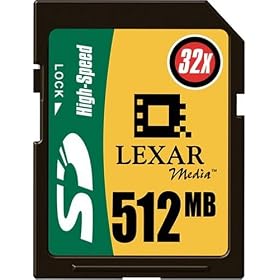 Lexar 512MB High Speed 40X Platinum SD Card
