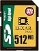 Electronics : Lexar 512MB High Speed 40X Platinum SD Card