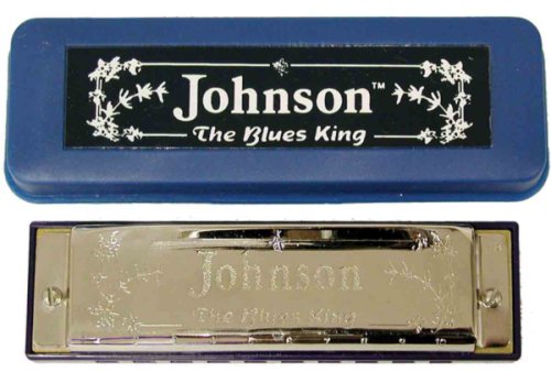 Childrens Toyshop  Musical Instruments : Johnson Blues King Harmonica, Key of C
