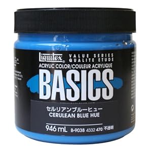 【クリックで詳細表示】リキテックス BASICS＃9038 946ML セルリアンブルーヒュー