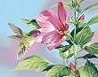 Dimensions PaintWorks/Paint By Number Hibiscus Hummingbird