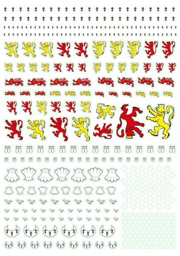 Cover image : アンドレアミニチュアズ AT-010 English Heraldry Transfers