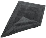 Pinzon Luxury Reversible 21-By-34-Inch Bath Rug, Grey