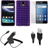 GTMax 4pc Accessory Bundle Kit for AT&T Samsung Infuse 4G i997 - Combo Set  ....