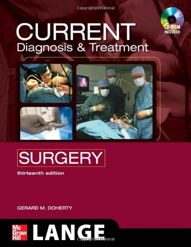CURRENT Diagnosis and Treatment Surgery Thirteenth Edition (Lange Current Series)