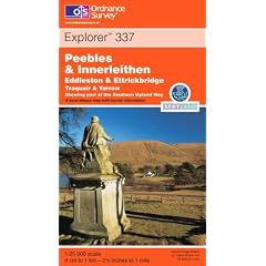 Peebles and Innerleithen. Eddleston and Ettrickbridge, Traquair and Yarrow: Explorer Map 337 (Explorer Maps)