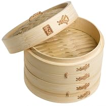 Joyce Chen 6-Inch 3-Piece Bamboo Steamer