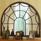 Sabrina Decorative Wall Mirror, LARGE, DSTRSD MAHOGANY