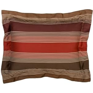 Fieldcrest Luxury Red Jacquard Sham - King