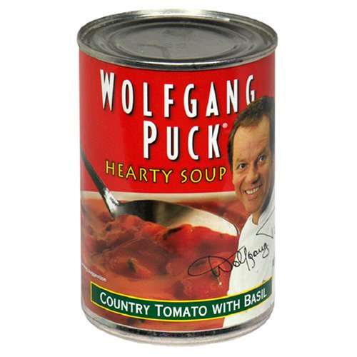 Wolfgang Puck Country Tomato with Basil Soup, 14.5-Ounce Cans (Pack of 12) by Wolfgang Puck