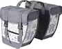 Basil Women's Tour Jada Double Pannier Bike Bag - Marble Grey, 40 lt
