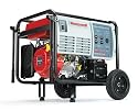 Honeywell HW7500E 9375 Watt 15 HP 420cc OHV Portable Gas Powered Home Generator With Electric Start (Non-CARB Compliant)