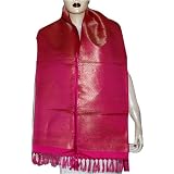 Scarves Brocade Silk Fashion Accessory 22 x 72 inches