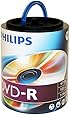 Philips Branded 16X DVD-R Media 100 Pack in Spindle with Handle (DM4S6H00F/17)