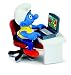 Super Smurf with Laptop
