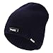 FLOSO® Mens Plain Thinsulate Thermal Knitted Waterproof Winter Hat