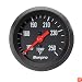 Sunpro CP8217 StyleLine Mechanical Water/Oil Temperature Gauge - Black Dial