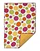 Ritz Polka Dot Reversible Absorbent Microfiber Dish Drying Mat, 21-inch by 14-inch, Assorted Warm Colors